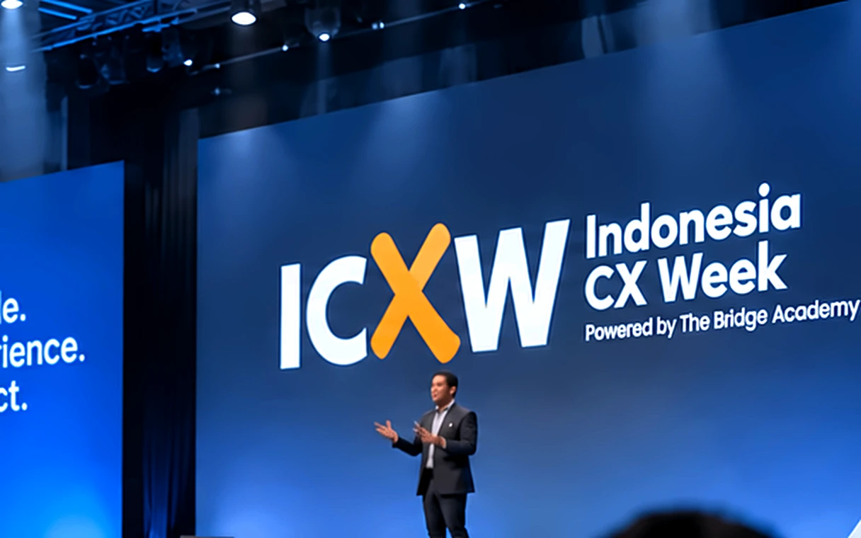 Suasana panggung Indonesia CX Week